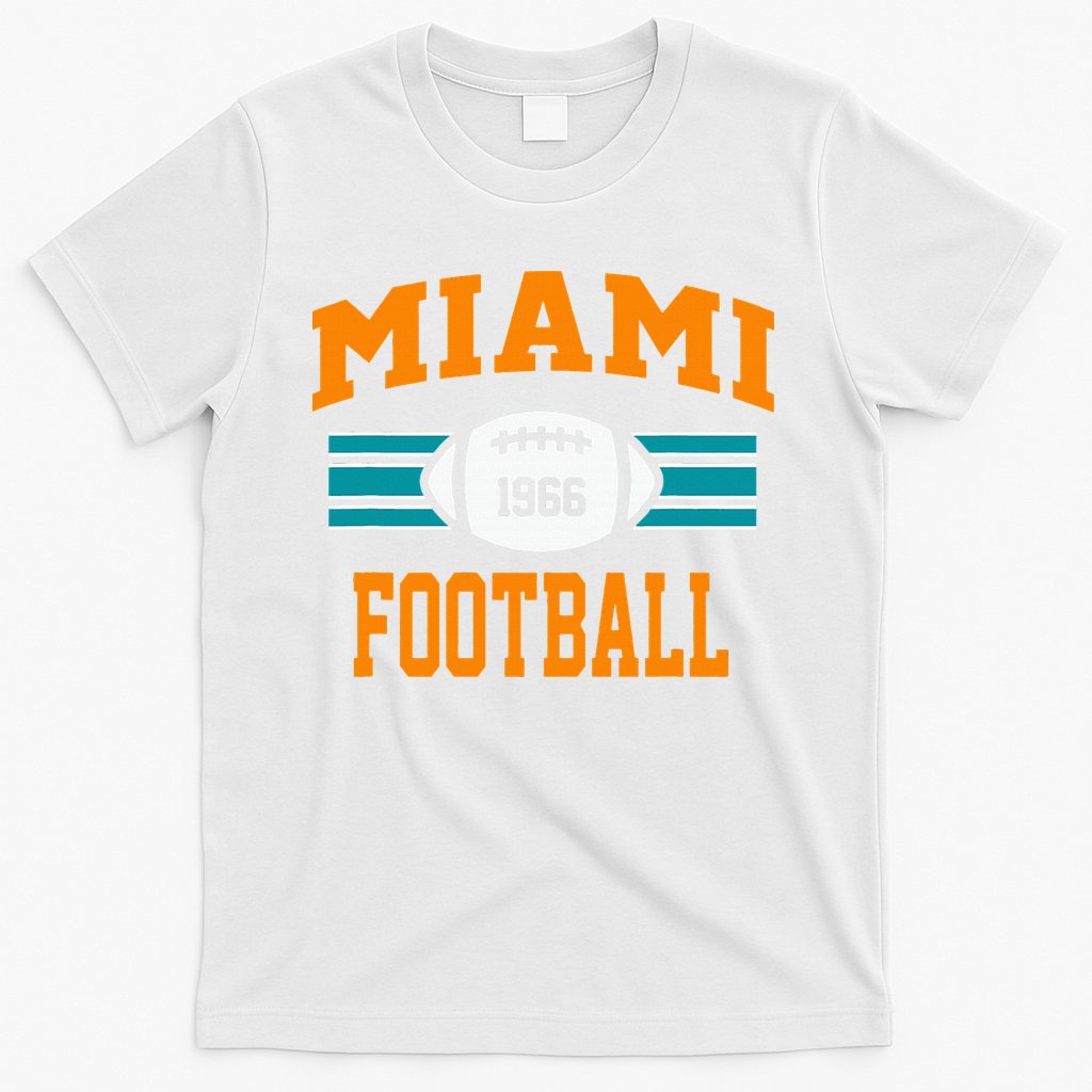 Miami Football Retro Sports Fan Gear T-Shirt