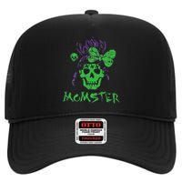 Momster For  Retro Funny Horror Zombie Halloween High Crown Mesh Back Trucker Hat