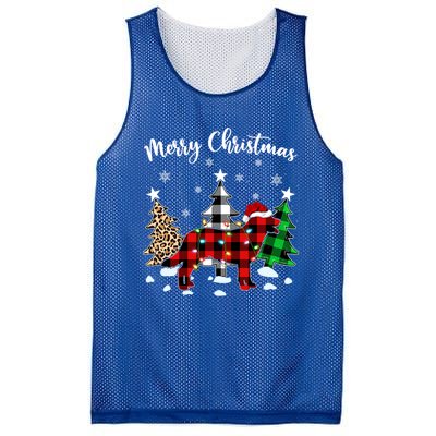 Matching Family Red Plaid Labrador Retriever Dog Christmas Cute Gift Mesh Reversible Basketball Jersey Tank