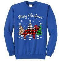 Matching Family Red Plaid Labrador Retriever Dog Christmas Cute Gift Tall Sweatshirt