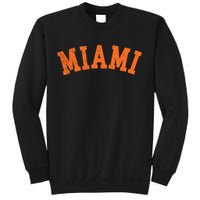 Miami Florida Retro Vintage Weathered Sweatshirt