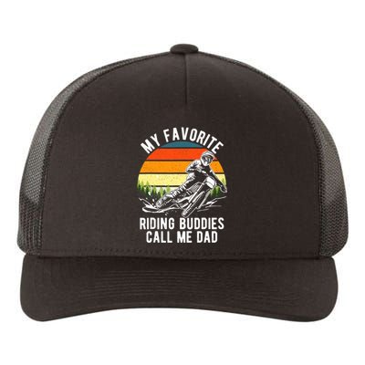 My Favorite Riding Buddies Call Me Dad Proud Of Father Yupoong Adult 5-Panel Trucker Hat