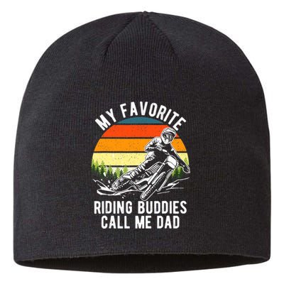 My Favorite Riding Buddies Call Me Dad Proud Of Father Sustainable Beanie