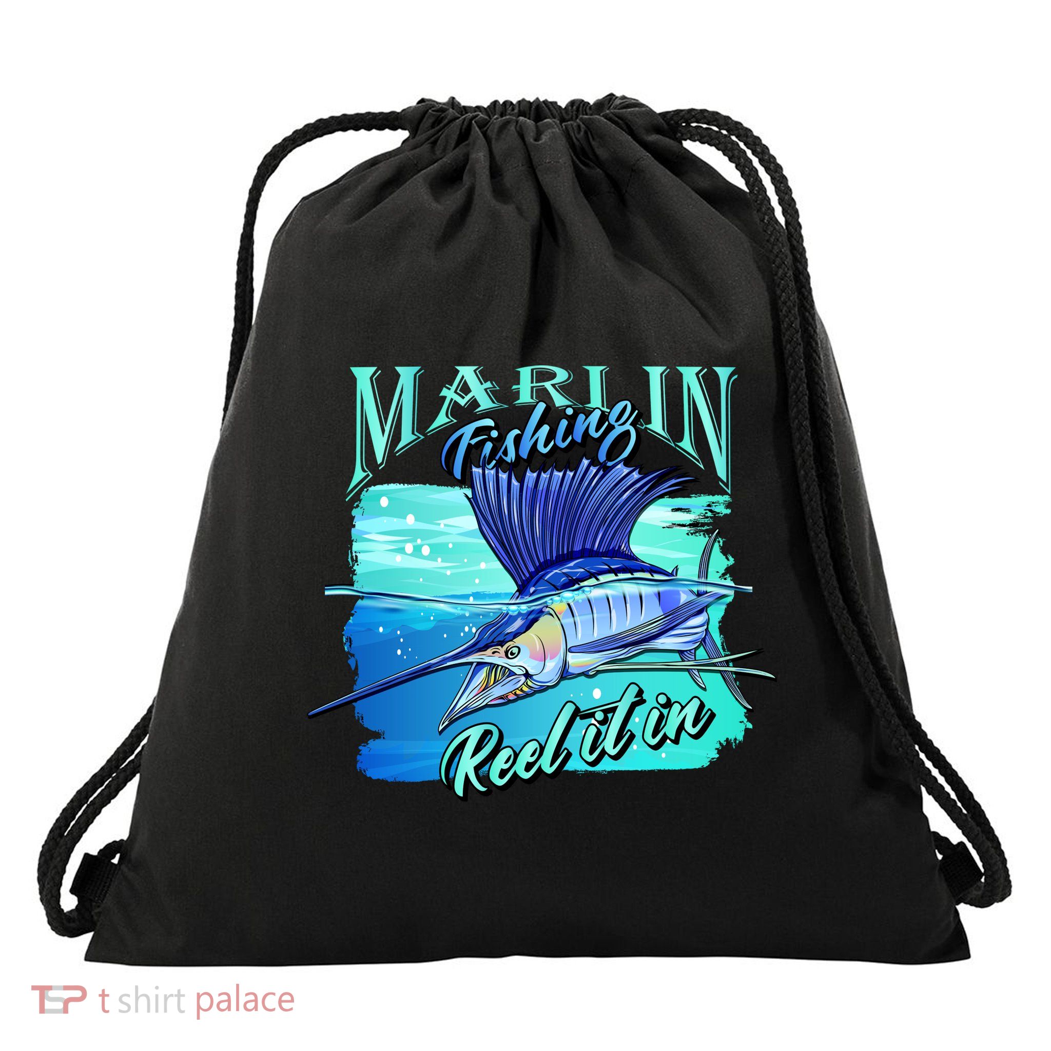 Marline Fishing Reel It In Drawstring Bag