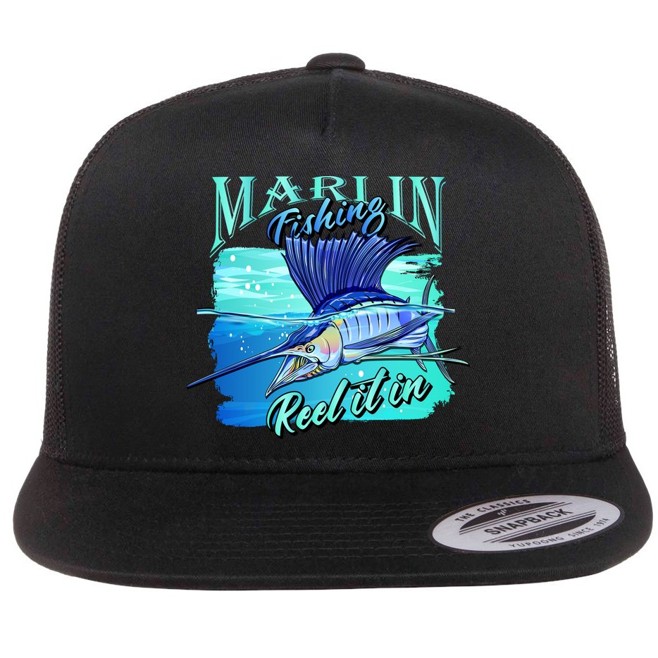 Marline Fishing Reel It In Flat Bill Trucker Hat