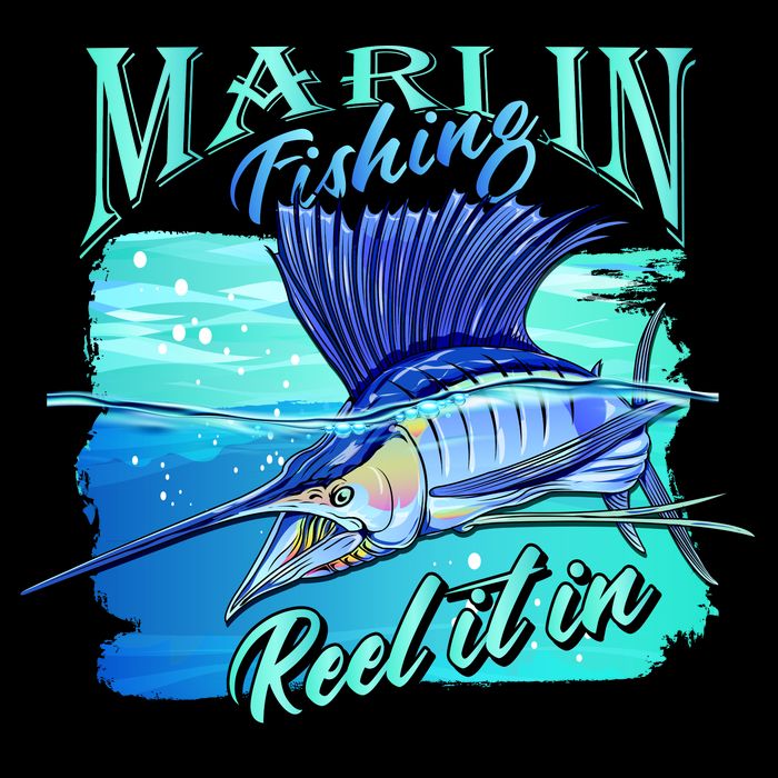 Marline Fishing Reel It In Flat Bill Trucker Hat