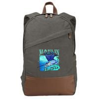 Marline Fishing Reel It In Cotton Canvas Backpack