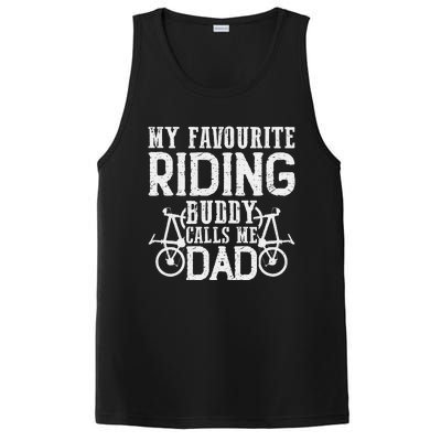 My Favourite Riding Buddy calls me Dad Downhill cycle Ride PosiCharge Competitor Tank