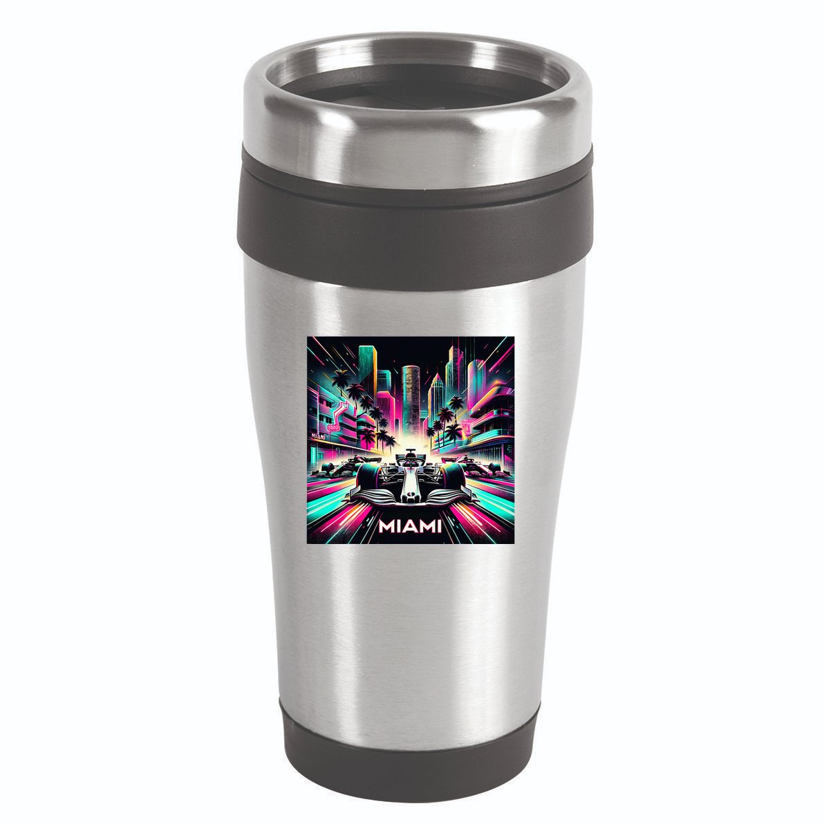Miami Formula Racing Circuits Sport 16oz Travel Tumbler