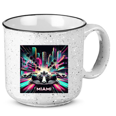 Miami Formula Racing Circuits Sport 15oz Campfire Ceramic Mug