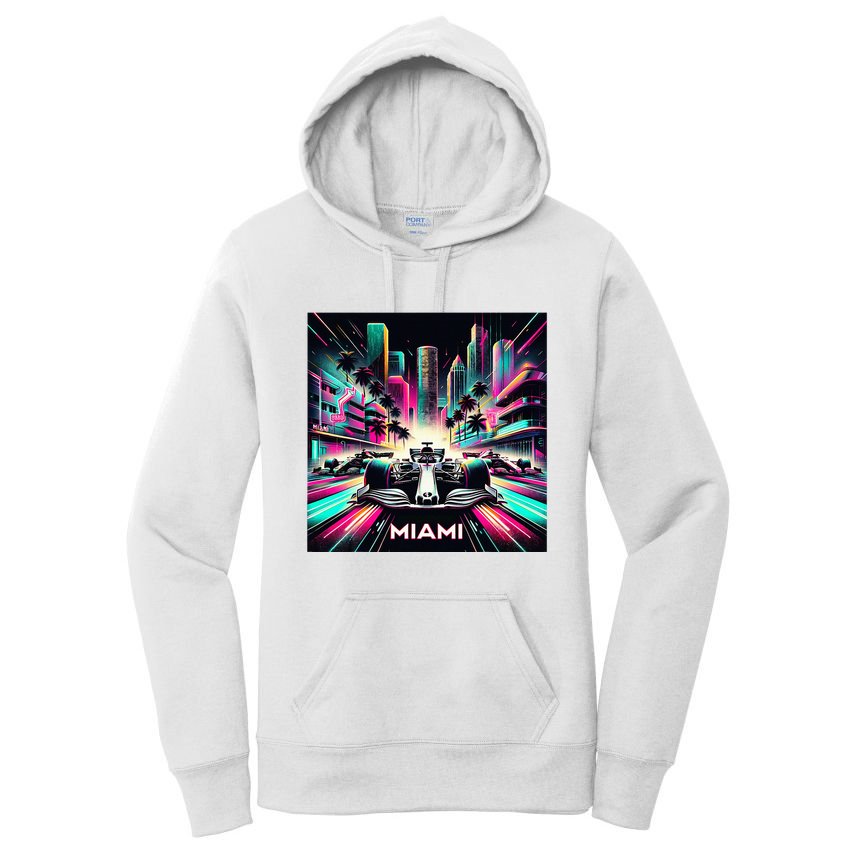 Miami Formula Racing Circuits Sport Women's Pullover Hoodie