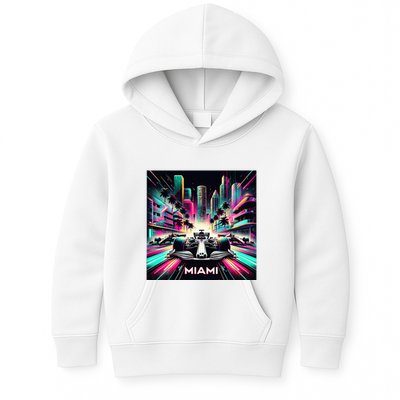 Miami Formula Racing Circuits Sport Kids Hoodie