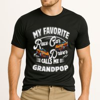 My Favorite Race Car Driver Calls Me Grandpop Grandpa Gift Cooling Performance Crew T-Shirt