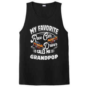 My Favorite Race Car Driver Calls Me Grandpop Grandpa Gift PosiCharge Competitor Tank