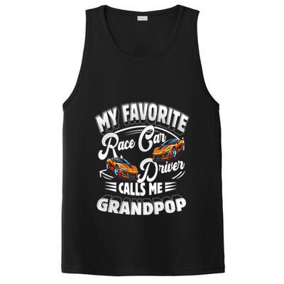 My Favorite Race Car Driver Calls Me Grandpop Grandpa Gift PosiCharge Competitor Tank