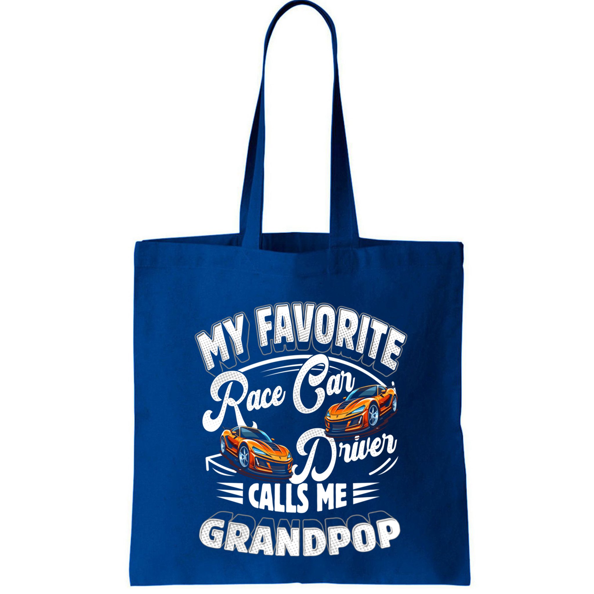 My Favorite Race Car Driver Calls Me Grandpop Grandpa Gift Bag