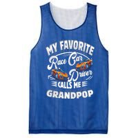 My Favorite Race Car Driver Calls Me Grandpop Grandpa Gift Mesh Reversible Basketball Jersey Tank