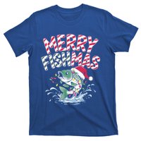 Merry Fishmas Santa Fishing Lovers Funny Fisher Christmas Gift T-Shirt