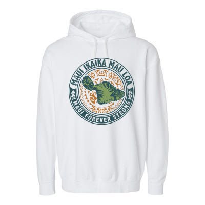 Maui Forever Strong Garment-Dyed Fleece Hoodie