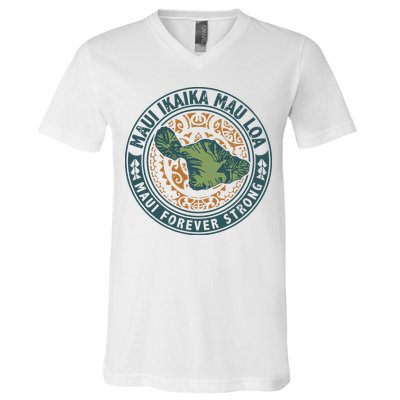 Maui Forever Strong V-Neck T-Shirt