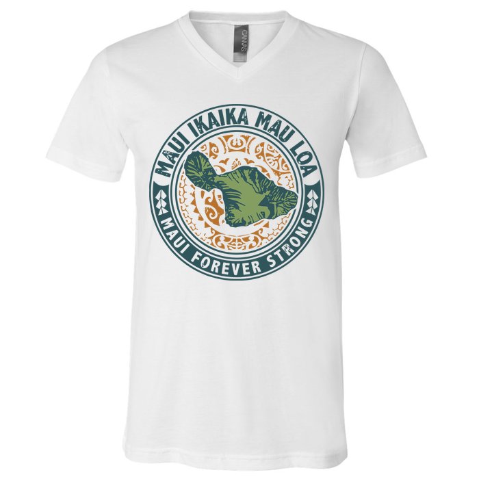 Maui Forever Strong V-Neck T-Shirt