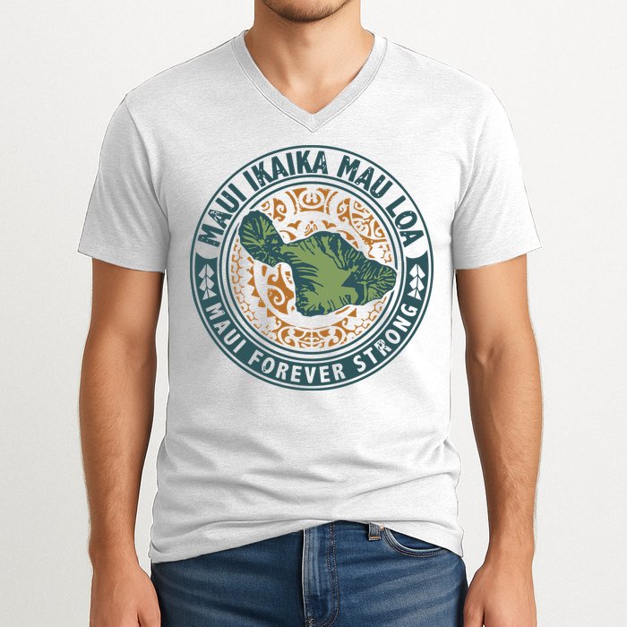 Maui Forever Strong V-Neck T-Shirt