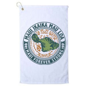 Maui Forever Strong Platinum Collection Golf Towel