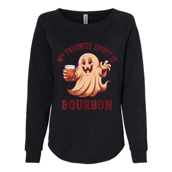 My Favorite Spirit Is Bourbon | Bourbon Lover Gifts Womens California Wash Sweatshirt