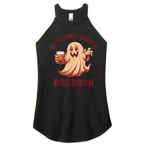 My Favorite Spirit Is Bourbon | Bourbon Lover Gifts Women's Perfect Tri Rocker Tank