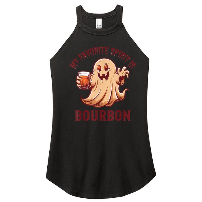 My Favorite Spirit Is Bourbon | Bourbon Lover Gifts Women's Perfect Tri Rocker Tank