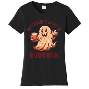 My Favorite Spirit Is Bourbon | Bourbon Lover Gifts Women's T-Shirt