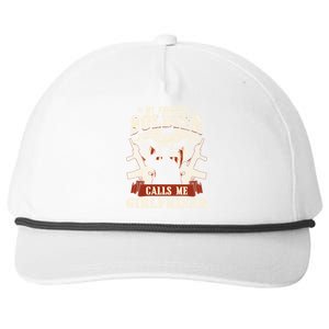 My Favorite Soldier Calls Me Friend Proud Army Family Meaningful Gift Snapback Five-Panel Rope Hat