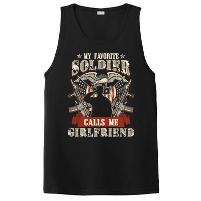 My Favorite Soldier Calls Me Friend Proud Army Family Meaningful Gift PosiCharge Competitor Tank