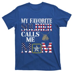 My Favorite Soldier Calls Me Mom Proud Army Mom Gift T-Shirt