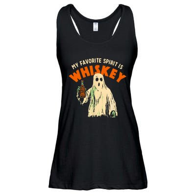 My Favorite Spirit Is Whiskey Ladies Essential Flowy Tank