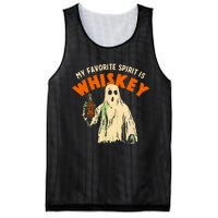 My Favorite Spirit Is Whiskey Mesh Reversible Basketball Jersey Tank