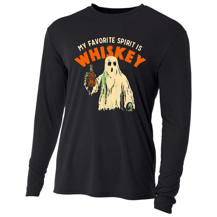 My Favorite Spirit Is Whiskey Cooling Performance Long Sleeve Crew