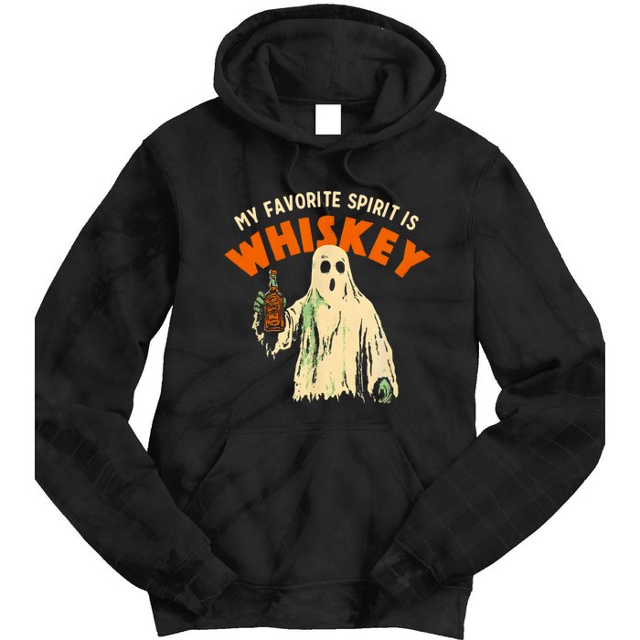 My Favorite Spirit Is Whiskey Tie Dye Hoodie