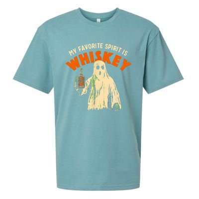 My Favorite Spirit Is Whiskey Sueded Cloud Jersey T-Shirt