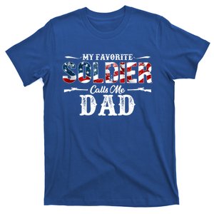 My Favorite Soldier Calls Me Dad Gift Fathers Day Gift T-Shirt