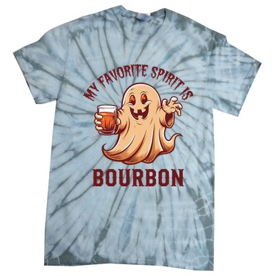 My Favorite Spirit Is Bourbon Bourbon Lover Gifts Tie-Dye T-Shirt