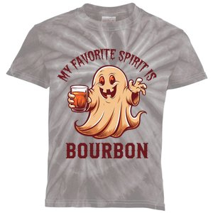 My Favorite Spirit Is Bourbon Bourbon Lover Gifts Kids Tie-Dye T-Shirt