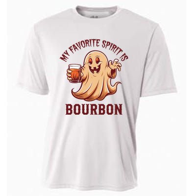 My Favorite Spirit Is Bourbon Bourbon Lover Gifts Cooling Performance Crew T-Shirt