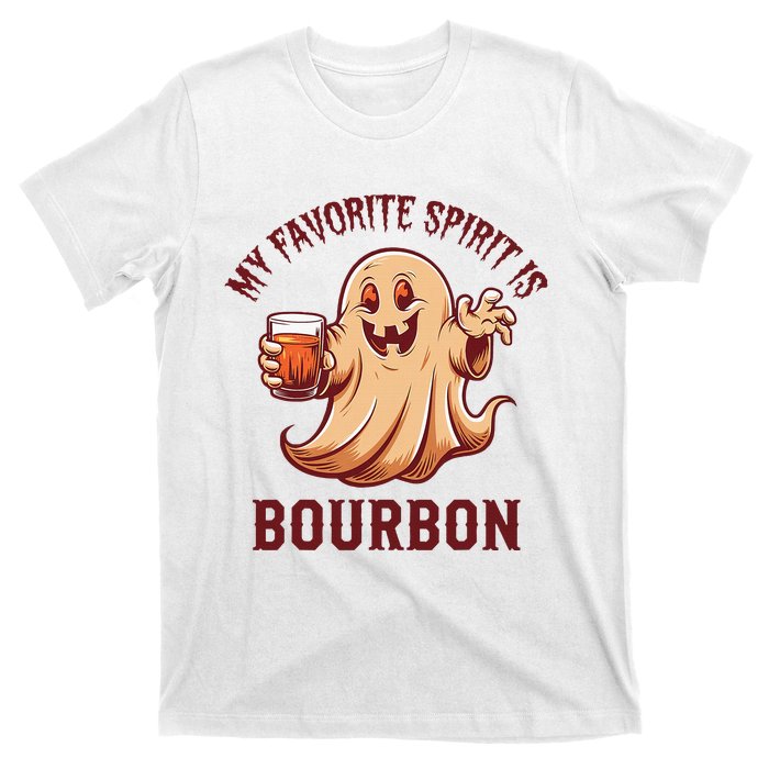 My Favorite Spirit Is Bourbon Bourbon Lover Gifts T-Shirt