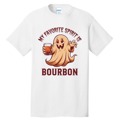 My Favorite Spirit Is Bourbon Bourbon Lover Gifts Tall T-Shirt