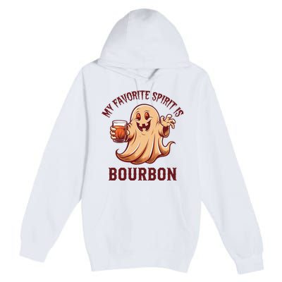 My Favorite Spirit Is Bourbon Bourbon Lover Gifts Premium Pullover Hoodie