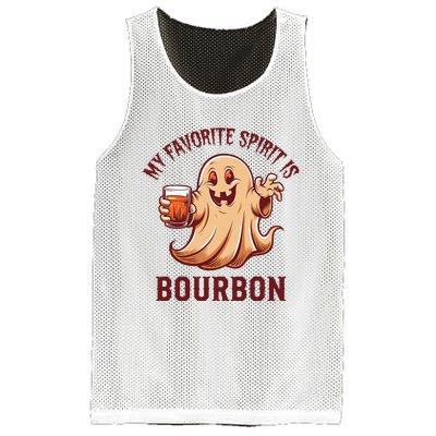 My Favorite Spirit Is Bourbon Bourbon Lover Gifts Mesh Reversible Basketball Jersey Tank