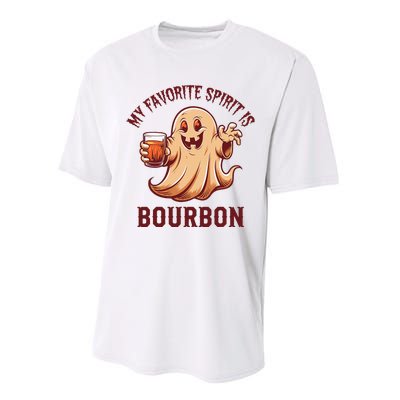 My Favorite Spirit Is Bourbon Bourbon Lover Gifts Performance Sprint T-Shirt