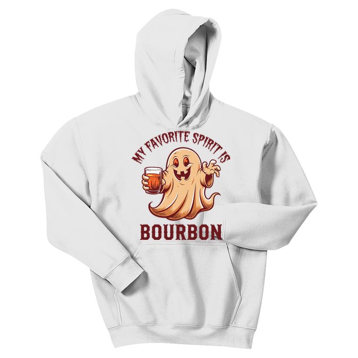 My Favorite Spirit Is Bourbon Bourbon Lover Gifts Kids Hoodie