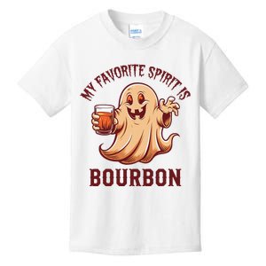 My Favorite Spirit Is Bourbon Bourbon Lover Gifts Kids T-Shirt